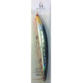 TackleHouse Minnow M 6.6 inches (168 mm) 1.0 oz (27 g) Sardine/Red Berry #107 M168 Lure