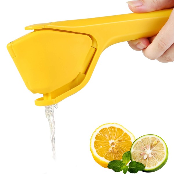 ToGeeKa Lemon Squeezer, Effortless Manual Flat Lime Juicer Squeezer, Hand