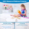 GRT Full Size Quilted Fitted Mattress Pad, 100% Waterproof Breathable