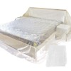 Tiardey Piece Waterproof and Dustproof Sofa Storage Cover, Transparent Sofa