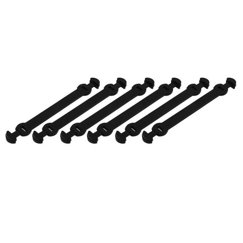 6 Pcs Tennis Racket Vibration Dampeners Long Buckle Tennis Racquet