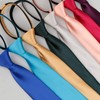 Alizeal Corbata ajustada con cierre de 2.4 pulgadas para niños,