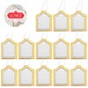 500pcs Paper Tag Label Tag with Hanging String for Jewelry