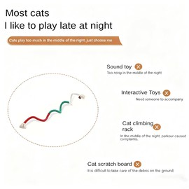 STGOOD Cat Toys Chew Ropes, 3 Pack 27 Inches Cat Chew Rope Toy for Teeth Cleaning, Safe Catnip Toys for Kittens Kitty String Kicker Toy