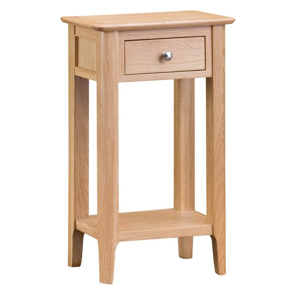 The Furniture Outlet Bergen Oak Telephone Table