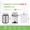 2.6 Gallon 220 Counts Strong Drawstring Trash Bags Garbage Bags