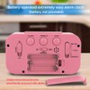 Peakeep Night Light Alarm Clock Battery Operated with Indoor Temperature,