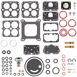 Carburetor Rebuild Kit for Holley 1850 8007 9776 80457 80508, for 4160 Series Vacuum Secondary 600 750 390 850 CFM 37-754 37-119 37-720 37-1542 3-304 3-305, Replace 159064 Carb Renew Kit