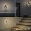 ZTHLL Green Gold Leaf Night Light, Tropical Palm Night Light