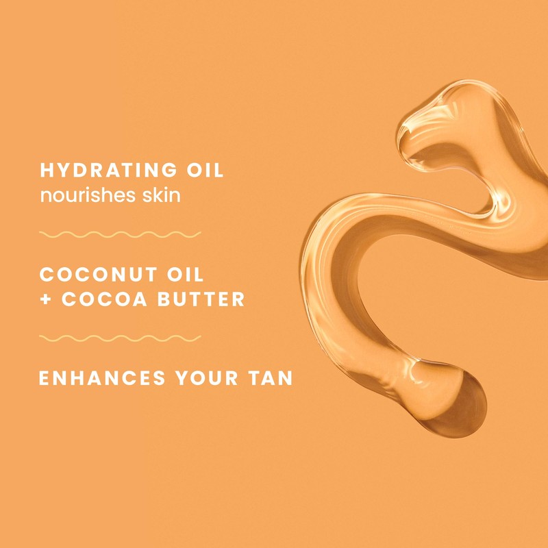 Hawaiian Tropic Dark Tanning Oil, 8oz | Moisturizing Body Oil