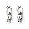 Heavy Duty Spring Hook Snap Nickel Plated 19 mm Square