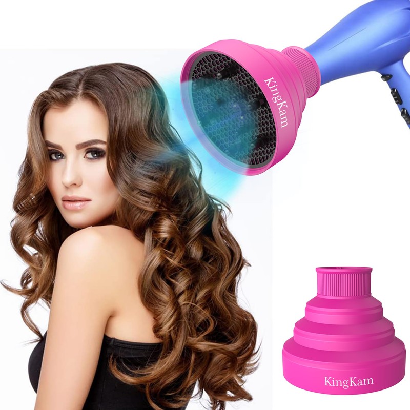 Collapsible Silicone Hair Dryer Diffuser - Travel and Easy Storage