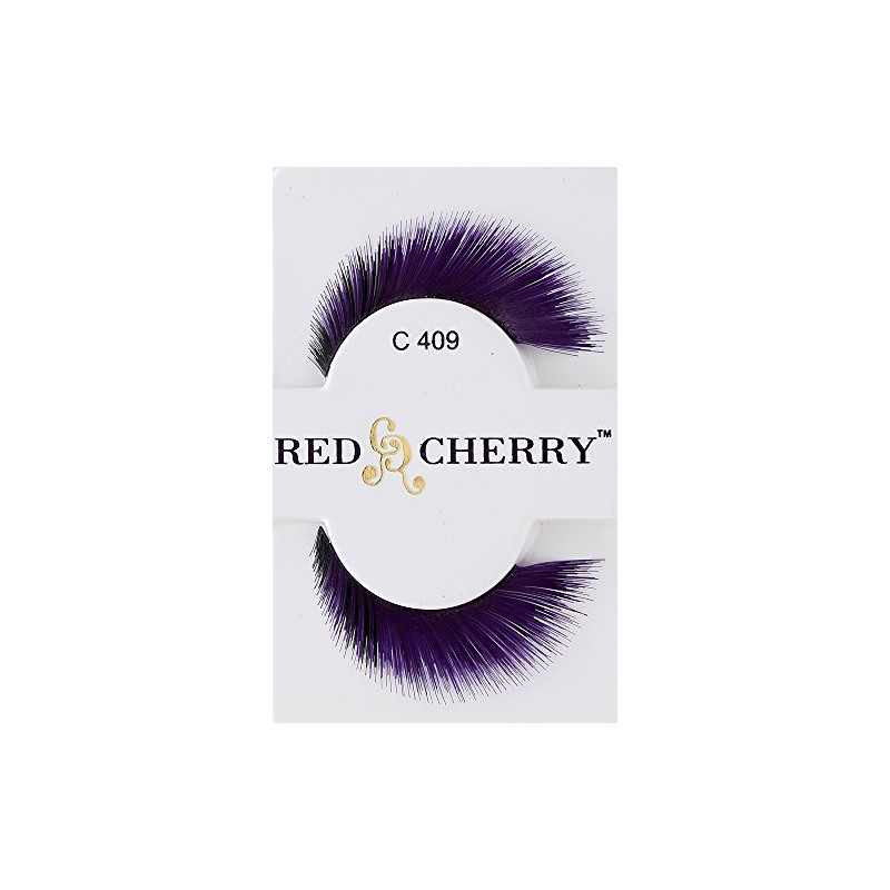 Color Eyelashes (Purple) C409