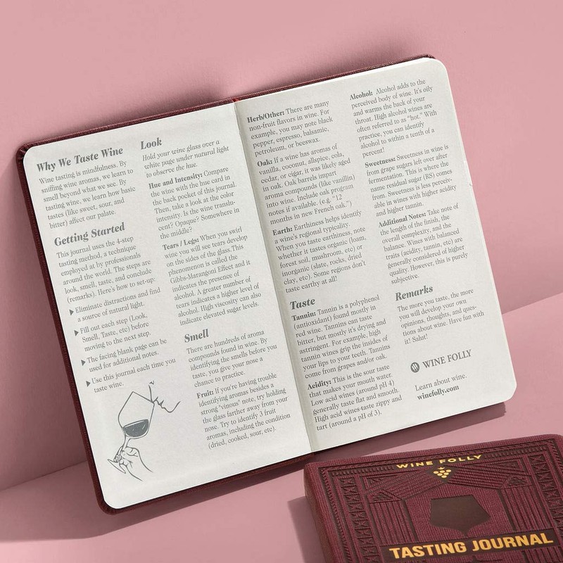 Wine Folly Wine Tasting Journal – Guided Notebook for Wine