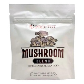 Mushroom Blend Mezcla De Hongos Adaptógenos 60 Caps Protgt                                                                                            