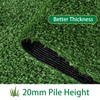 Artificial Grass Outdoor Rug - 4FTX6FT Turf Mat Fake Grass