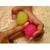 Koki Material Niginigi-Kun Claw Fir Balls, 2 Pieces, Pink/Yellow RUBRAX