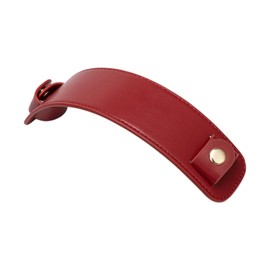 SM SunniMix Leather Shoulder Strap Pad Padding Detachable Handle Wrap Pad for Handbag Purses, dark red