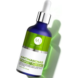 MIST JEWEL Serum reductor de pigmentacion aclarador para manchas faciales en la piel, Suero facial antimanchas adicionado con vitamina C y E para unificar el tono y reducir hiperpigmentación 50ml