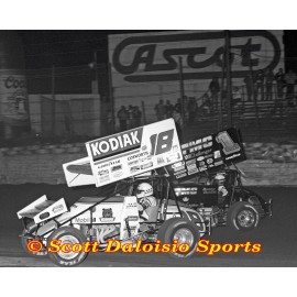 1988 Haudenschild & Swindell 8 x 10 World of Outlaws Ascot Photo