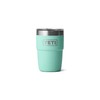 YETI Rambler Stackable Cup with Magslider Lid, Seafoam, 8 oz