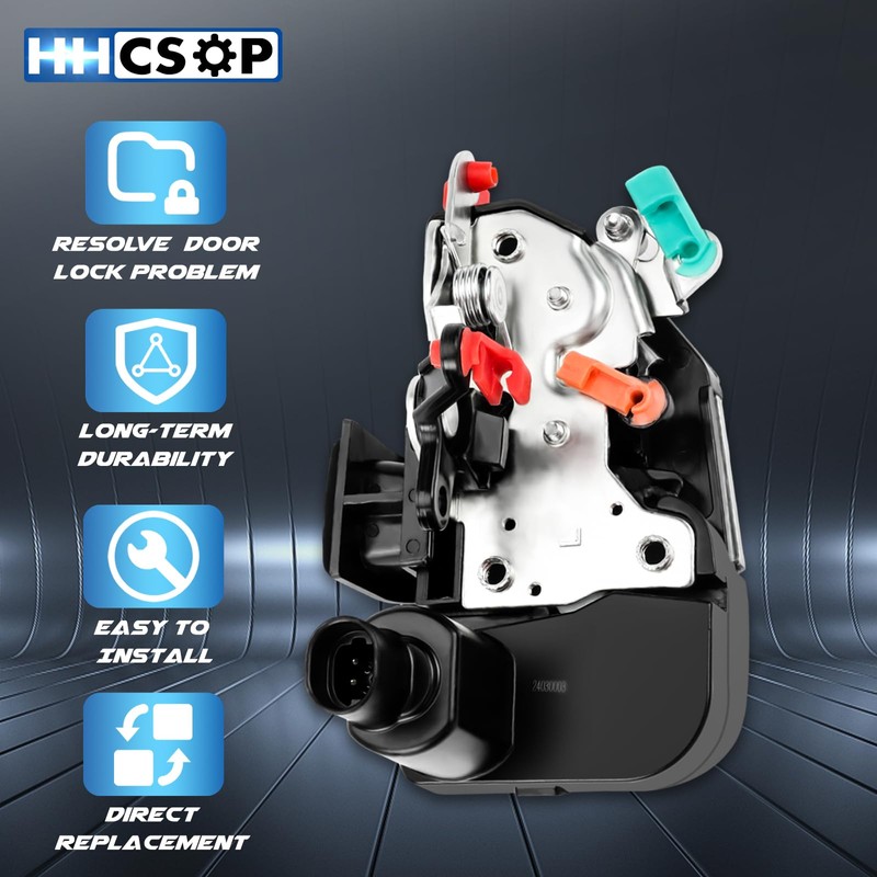 Front Driver Side Door Lock Latch Actuator Motor Replacement for