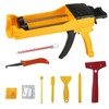 Zyklonix Double Caulking Gun,Dual Epoxy Gun for 400 mL/13.5 fl