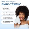 Clean Skin Club Clean Towels XL®, 100% USDA Biobased Face