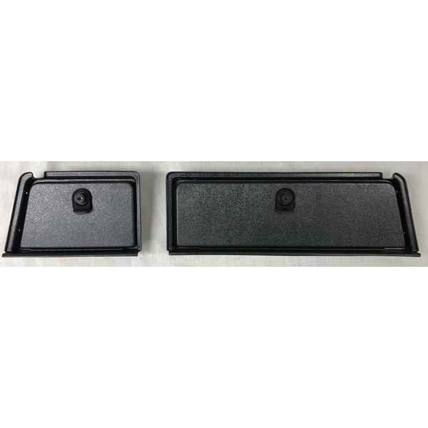 GMT Inc Club Car DS EZ Install Golf Cart Locking Glove Box Door Set in Black (FITS 1981 and UP DS Models ONLY) (Will NOT FIT Precedent Models)
