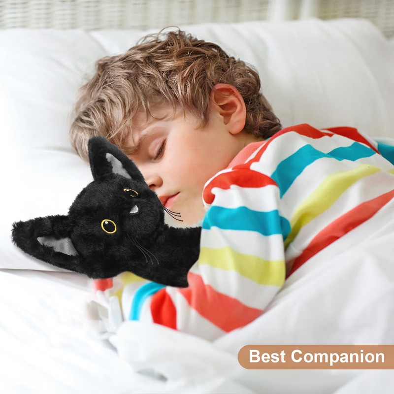 SuzziPals Coolable & Heatable Cat Stuffed Animals, Microwavable Heating Pad