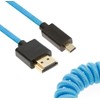 Uonecn Micro HDMI to HDMI Cable Coiled for Atomos Ninja-V,