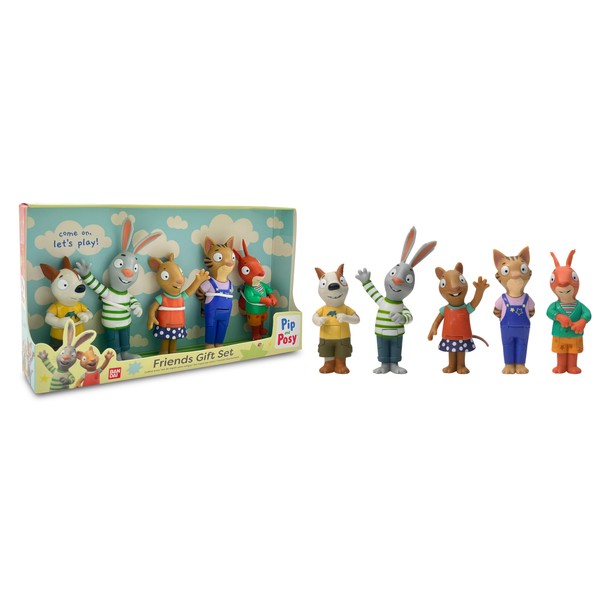 BANDAI Pip and Posy 5 Figure Pack - 5 x