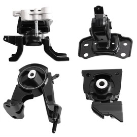 Engine Motor & Transmission Mount Kit, Compatible with Prius 2010-2015 & Prius Plug-in 2013-2015 & Prius V 2012-2015 & CT200H 2011-2017 1.8L L4 Engine, Replace OE A62053 A72013 A62000 A42004 Set of 4