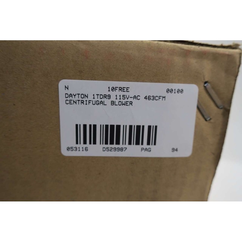 NEW DAYTON 1TDR9 115V-AC 463CFM BLOWER D529987