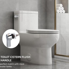 Toilet Flush Handle,Replacement Toilet Tank Handle,Toilet Flush System Replacement,Toilet Handles Flush Lever,Toilet Cistern Handle,Adjustable Arm for Wc Tank,Toilet Handle Kit,New Toilet Accessories