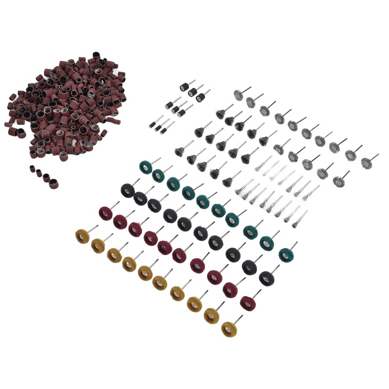 423Pcs Sanding Drum Sleeves Buffing Polishing Wheel Set Drums Mandrels