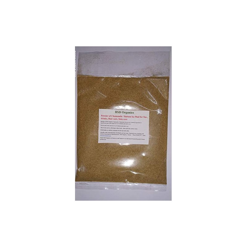 BSD Organics Powder of Chamomile/Babune ka Phal for Tea, drinks,
