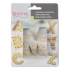 Staedter Letter M Cookie Cutter, Silver