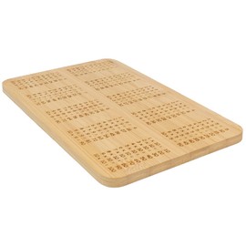 Spruchreif Bamboo Breakfast Board with Engraving, 1 x 1 Bread Board for Children to Learn, Gift for First Day of School or School Cone for Girls and Boys, School Gift