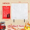 Macarrie 10 Pack 39” x 39” Fire Blanket Emergency for
