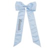 Personalization Universe Embroidered Blue Bow
