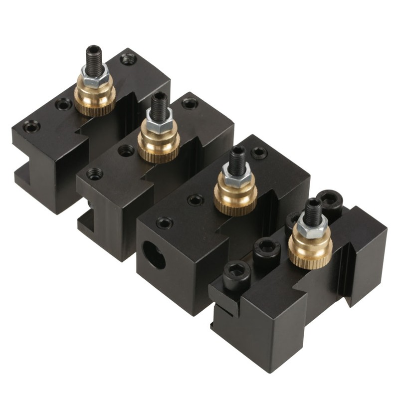 4pcs Mini Lathe Quick Change Tool Post Holder Kit Boring