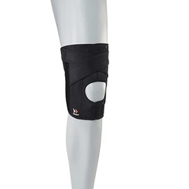 Zamst EK-5 Knee Support Adjustable (XL) - Medial & Lateral Stabilisation - Compression Knee Support Men - Knee Support Women's Bandage Knee - Open Design for More Mobility Ideal for Sports