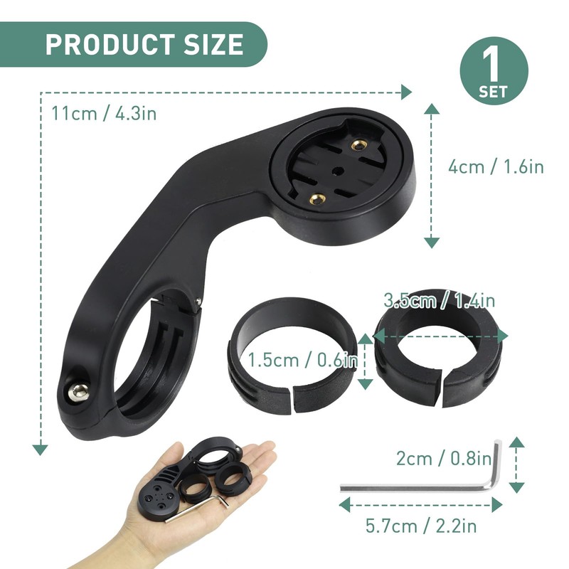 Bicycle Computer Mount for Edge Models 530, 540, 520, 510,