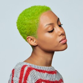 BLEACH LONDON Slime Light Semi-Permanent Hair Colour Cream - Electric Green, Vegan, Cruelty Free, Vibrant Temporary Dye 150 ml