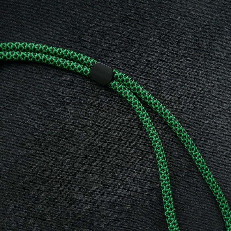 trage.band® Short Adjustable Wrist Strap Pack of 4 Black/Green