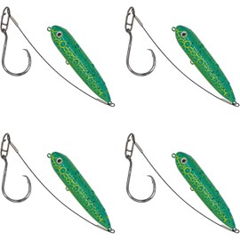 Wondersee Catfish Float Rig Santee Rig Catfish Floats Santee Cooper Catfishing Rig for Bank River Lake with Circle Hooks Catfish Rattling Line Float Catfishing Tackle (Pack of 4)