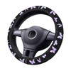 Purple Butterfly Car Steering Wheel Cover Non-Slip