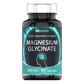 Magnesio Glicinato Tnvitamins Cápsulas 300 Caps