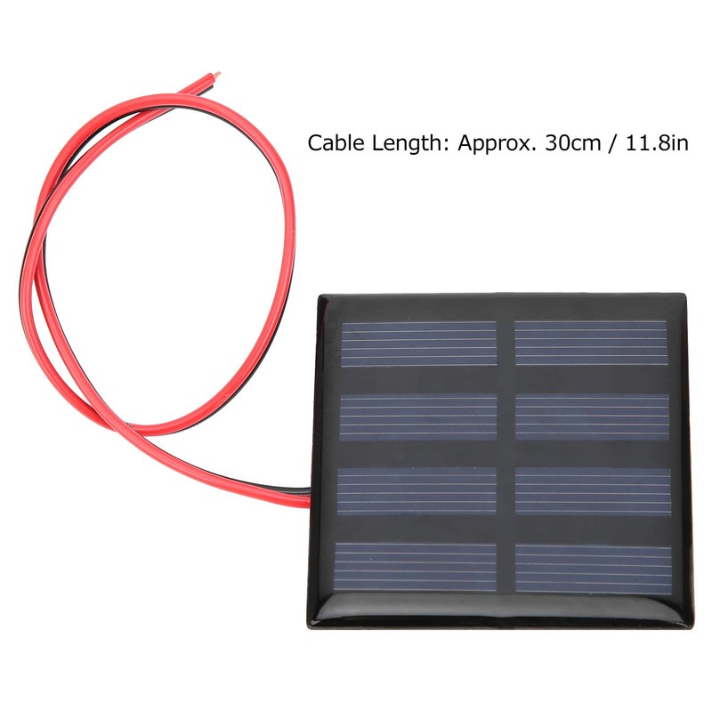 Cuifati Mini Solar Panel, 5Pcs DIY Cells Solar System Kits,